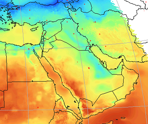 Solar Potential in the Middle East